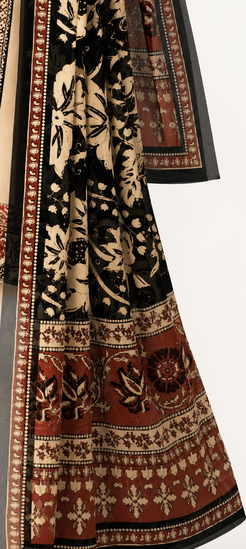 3 PIECE - DIGITAL PRINTED EMBROIDERED LAWN SUIT (Unstitched)